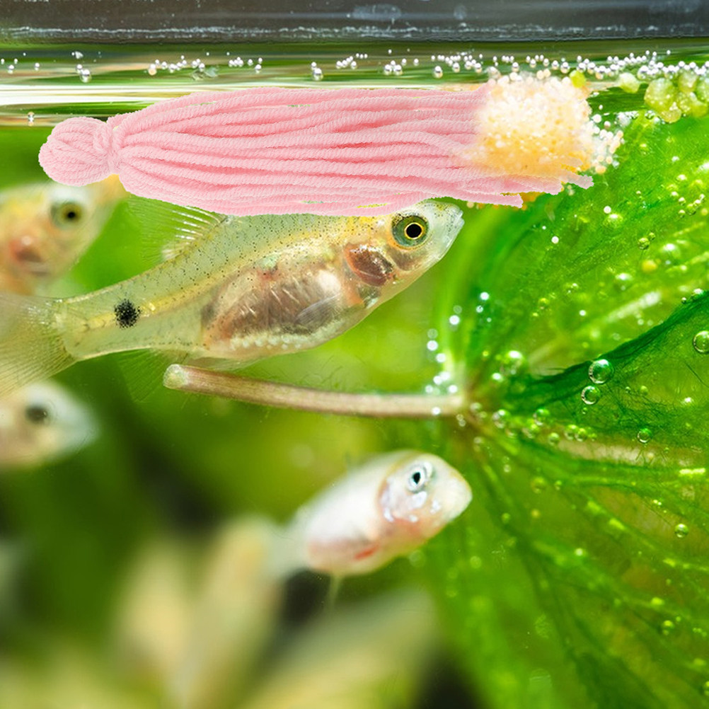 Aquarium Fish Hiding Spot - 8Pcs Fish Tank Spawning Mops Floating
