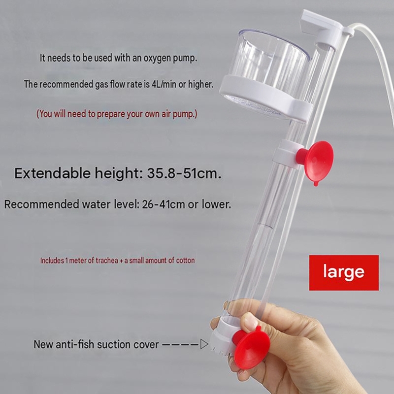 Aquarium Fish Tank Cleaner - Air Lifts Aquariums Waste Collector for