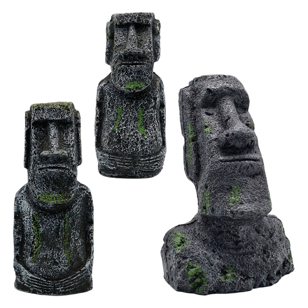Aquarium Moai Statues Easter I - Aquarium Fish Names recension och pris