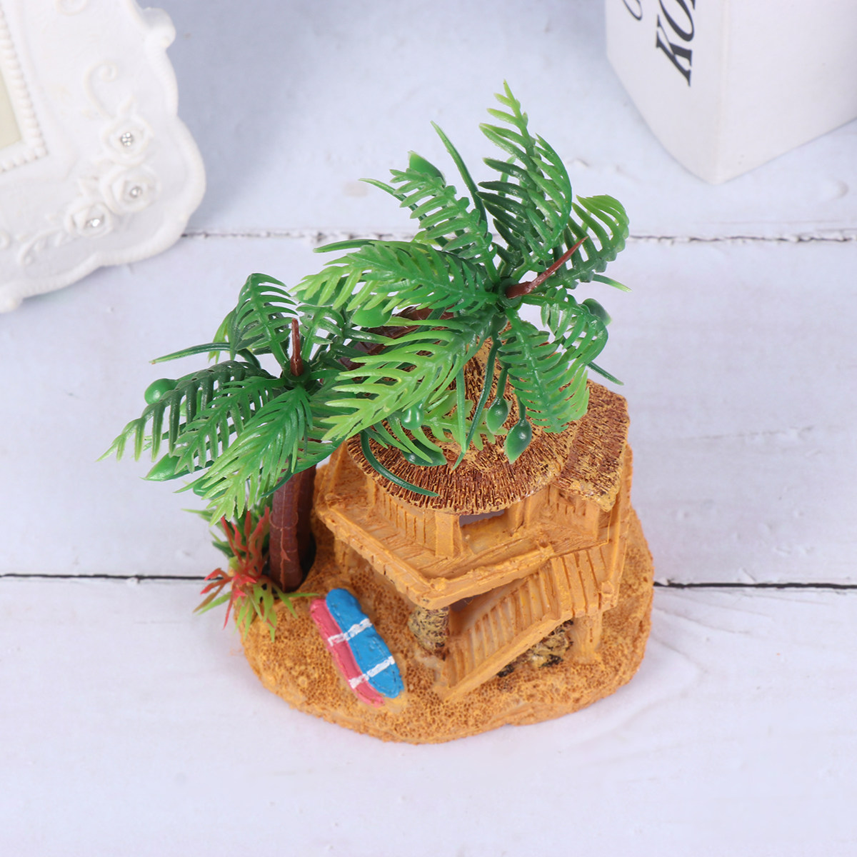 Aquarium Ornament Resin House  - Aquarium Fish Beautiful recension och pris