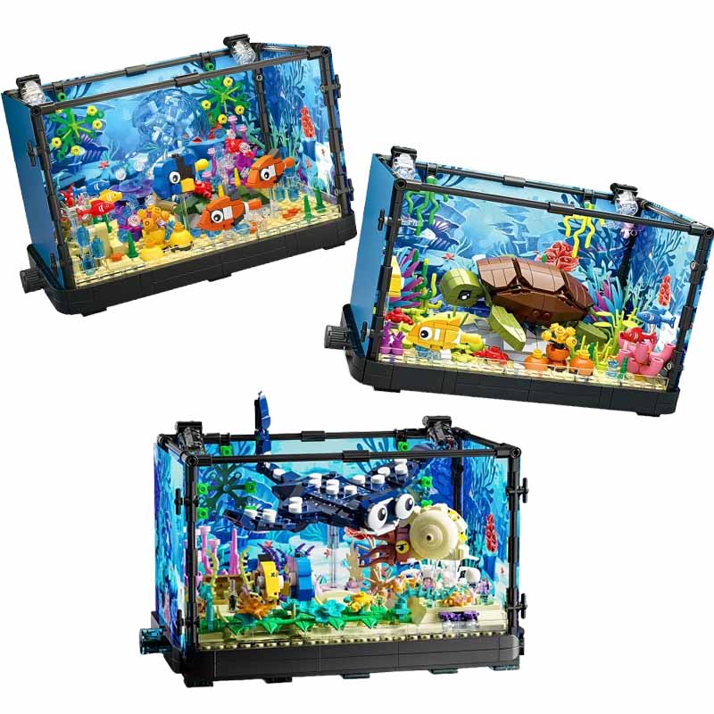 Fish Tank Building Block Set w - Aquarium Fish Names recension och pris