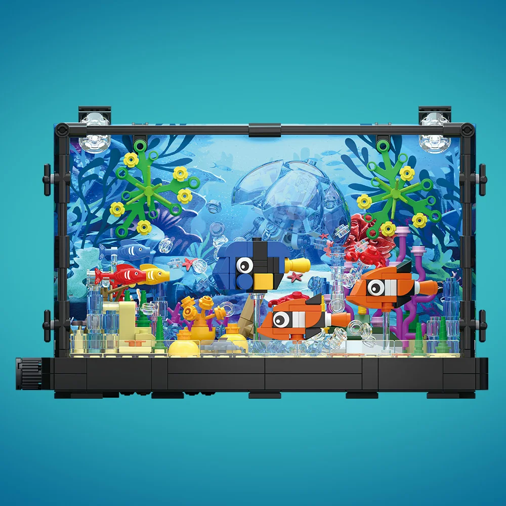 Fish Tank Building Block Set w - Aquarium Fish Names recension och pris