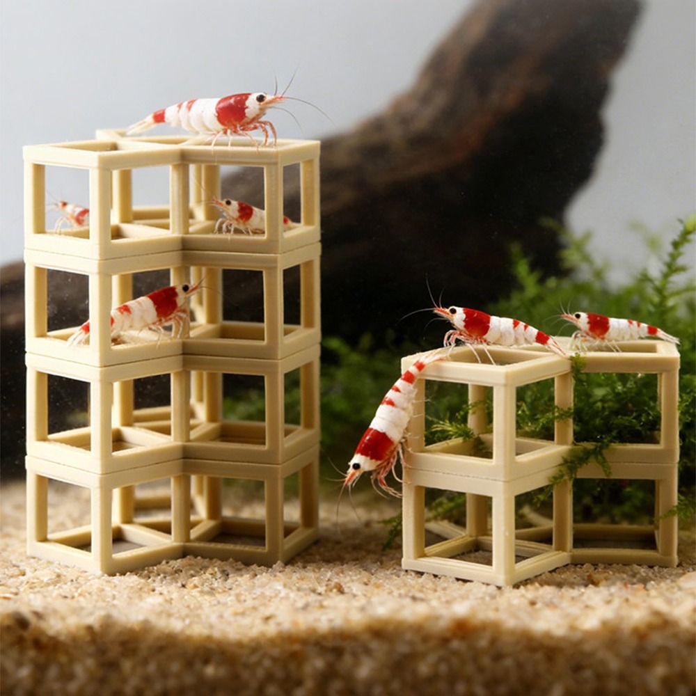 Geometric 3D Printed Aquarium  - Aquarium Fish Hiding Spot recension och pris