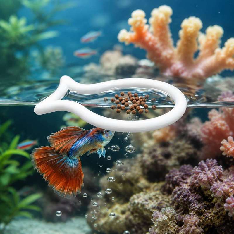 Fish Shaped Floating Feeding R - Aquarium Fish Food recension och pris