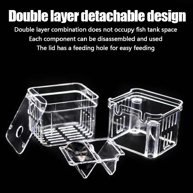 1PC Aquarium Fish Breeder Box  - Aquarium Fish Cave recension och pris