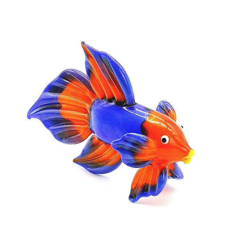 Orange Murano Glass Tropical F - Fish Toy In Aquarium recension och pris