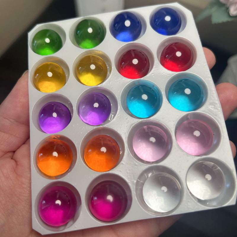 10/20pcs Solid Color Glass Bal - Aquarium Fish Bowl recension och pris