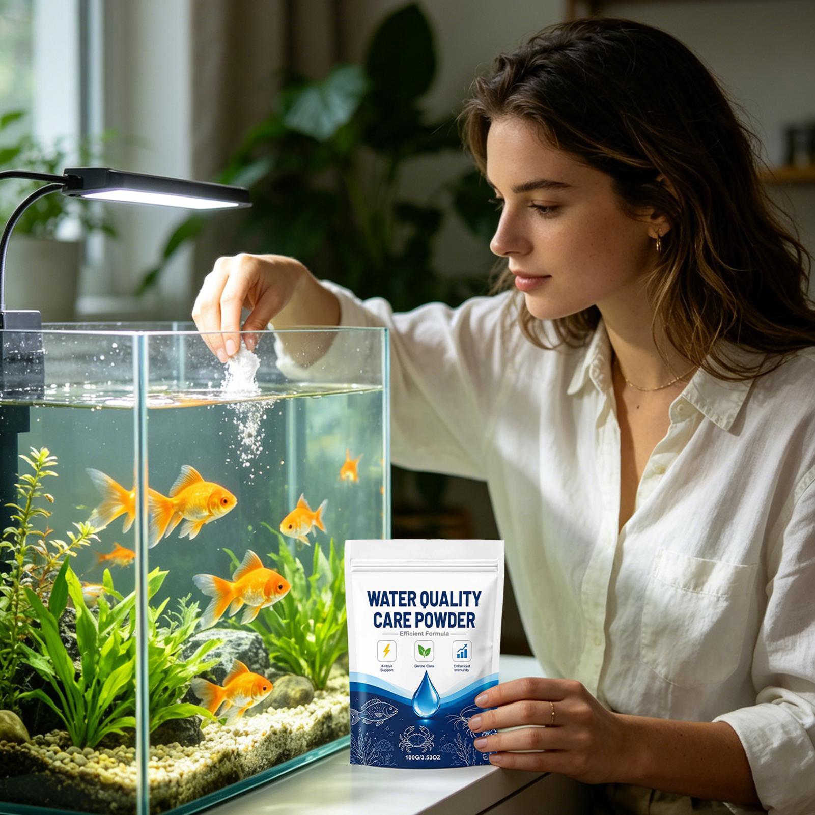 100g Aquarium Water Clarifier  - Aquarium Fish Tank Cleaner recension och pris