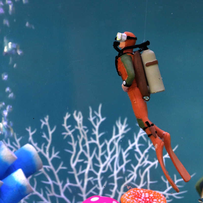 Aquarium Diver Decoration Floa - All Fish In Aquarium recension och pris