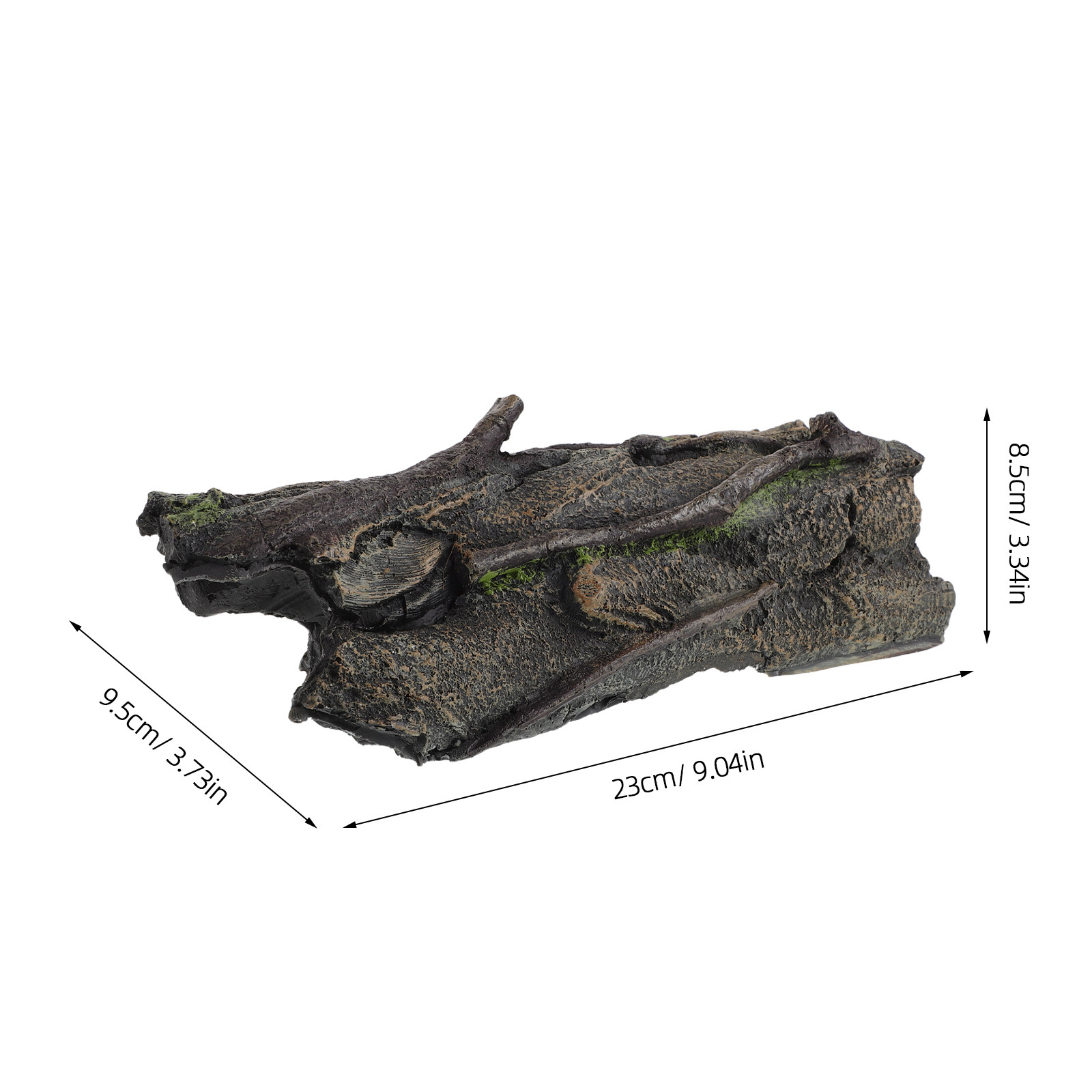 Resin Hollow Tree Trunk Aquari - Aquarium Fish Cave recension och pris