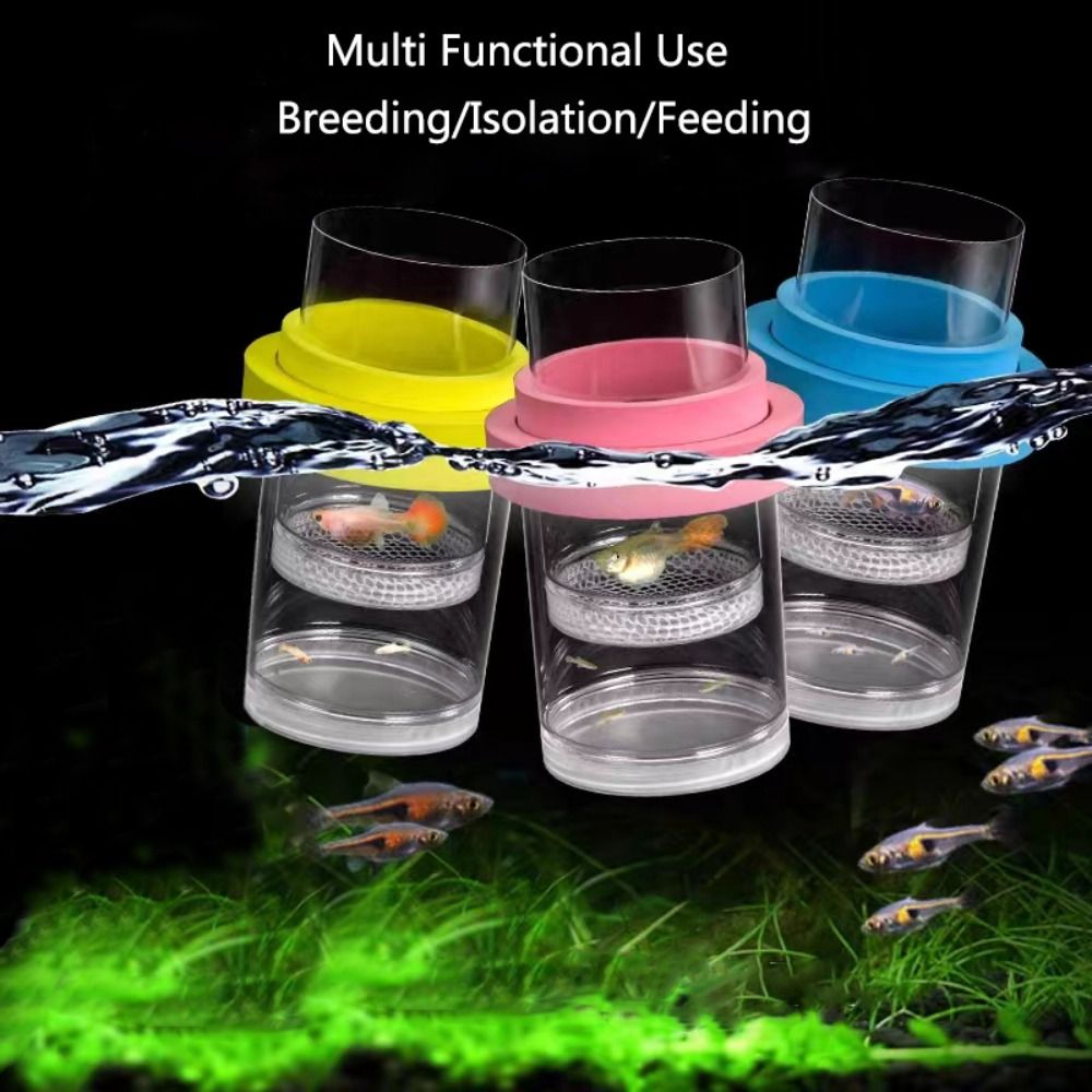 Plastic Floating Fish Breeding - Aquarium Fish Cave recension och pris