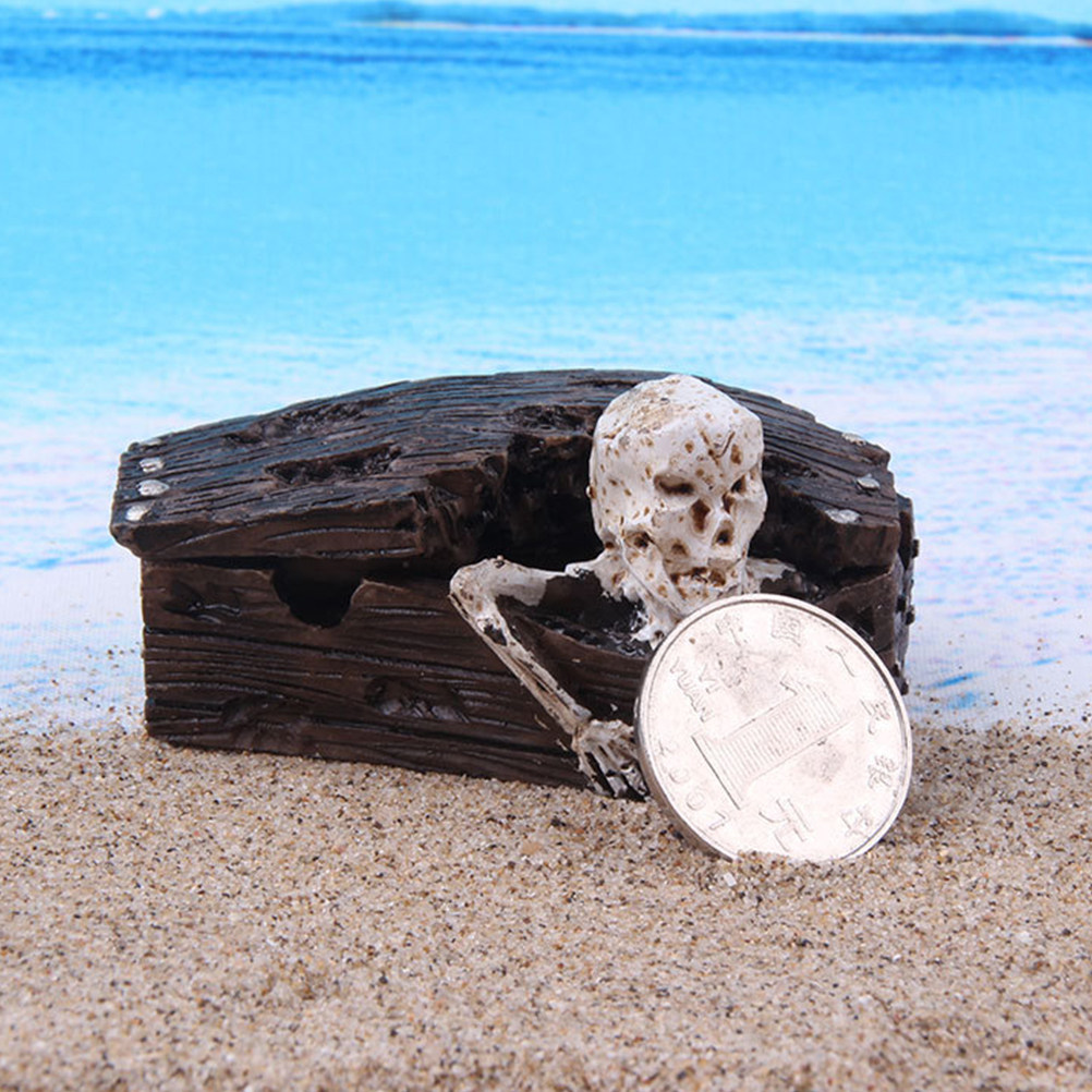 2Pcs Beautiful Resin Skull Cof - Aquarium Fish Beautiful recension och pris