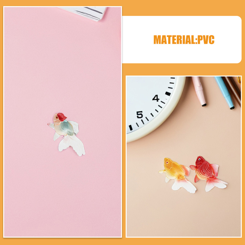 3Pcs Realistic Floating Koi Fi - Fish Toy In Aquarium recension och pris