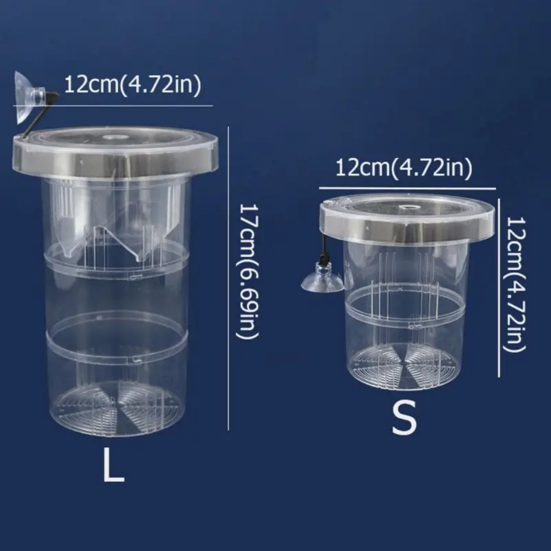 Acrylic Floating Fish Breeding - Aquarium Fish Cave recension och pris